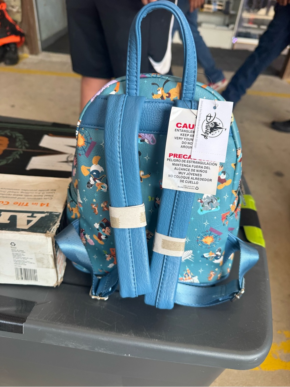 Disney Teal Character Mini Backpack - Picture 3 of 3